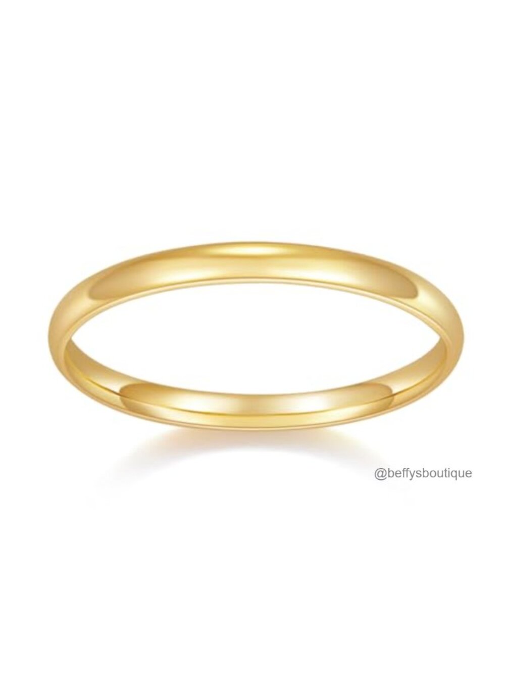 14K Gold Plated Stackable Rings for Women Wedding Band Set Non Tarnish